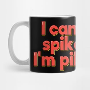 Spike vs Pike Volleyball Mug